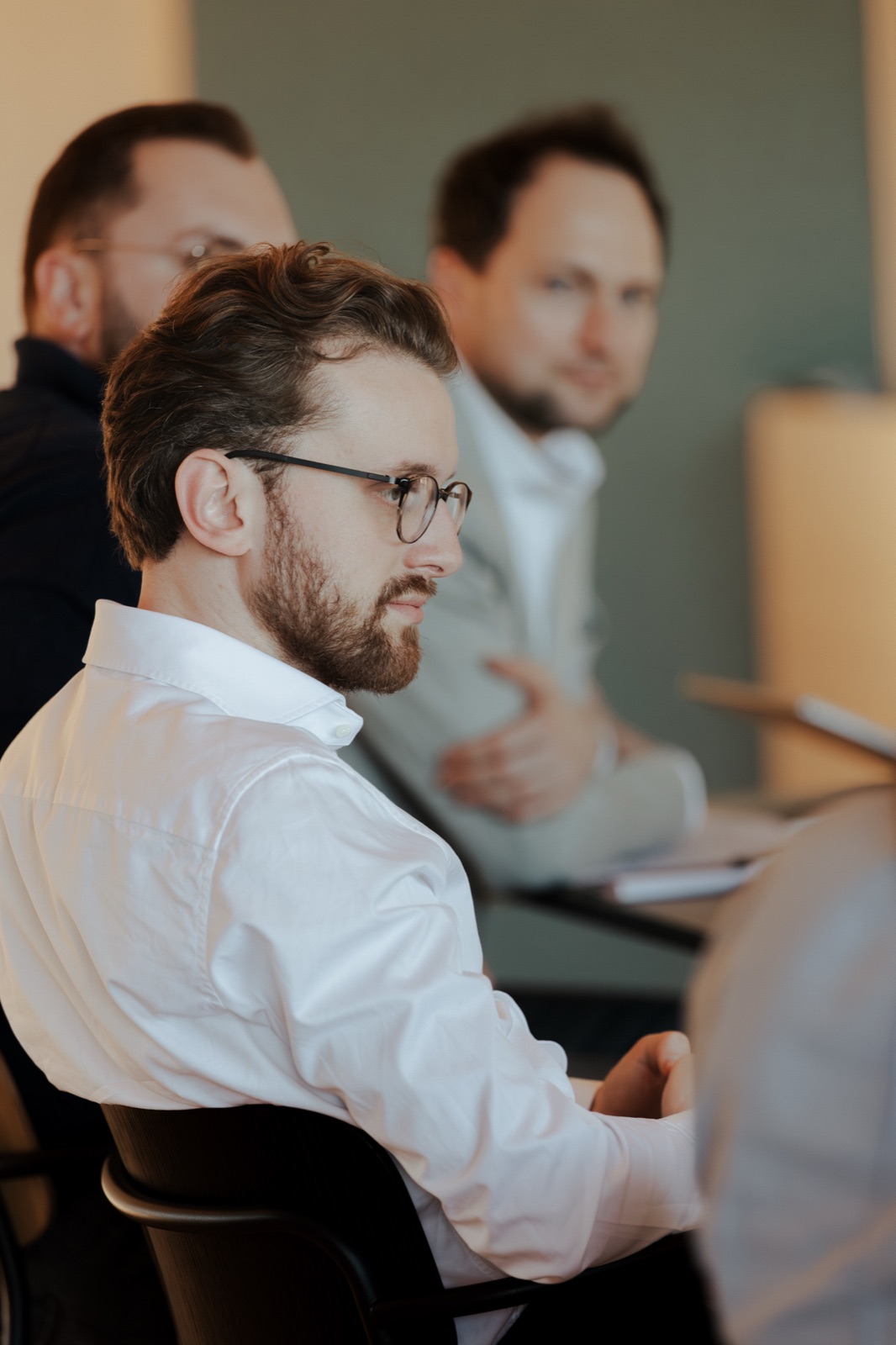 Workshop attendees listening attentively